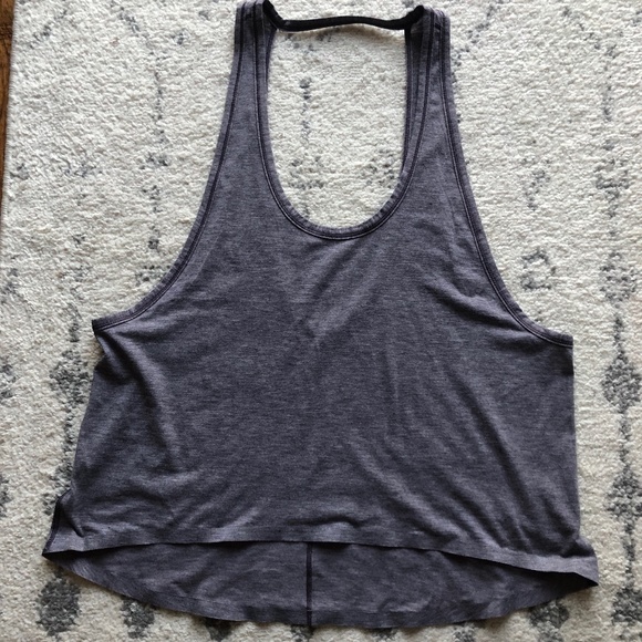 lululemon athletica Tops - Lululemon Intended Tank in Heathered Midnight Navy